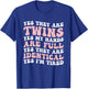 Yes They Are Twins Yes My Hands Are Full T-Shirt - T-Shirt | Royal