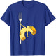 Funny Mac N Cheese Pole Dance for Macaroni and Cheese T-Shirt - T-Shirt | Royal