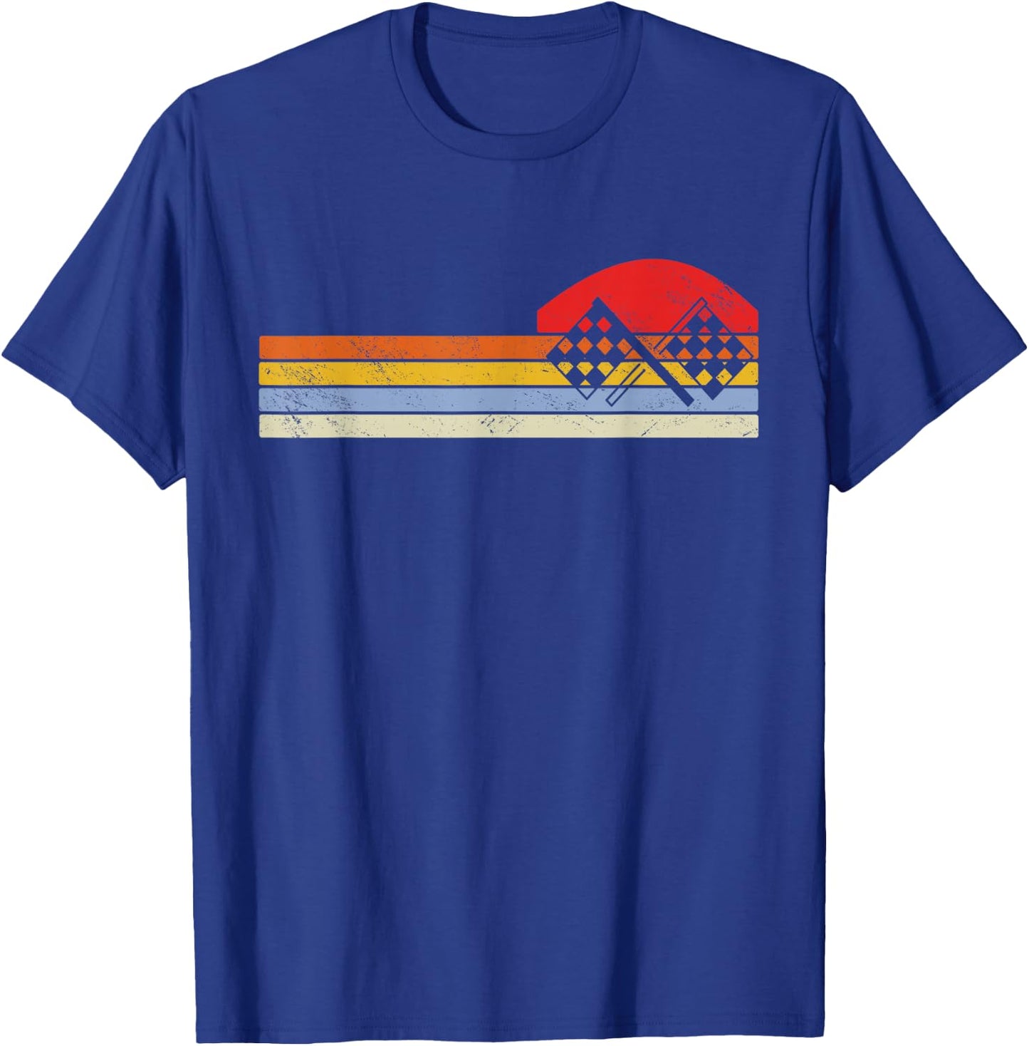 Vintage Racing Outfit For Race Car Parties T-Shirt - T-Shirt | Royal