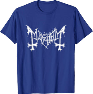 Mayhem - Official Merchandise - Logo Small T-Shirt - T-Shirt | Royal