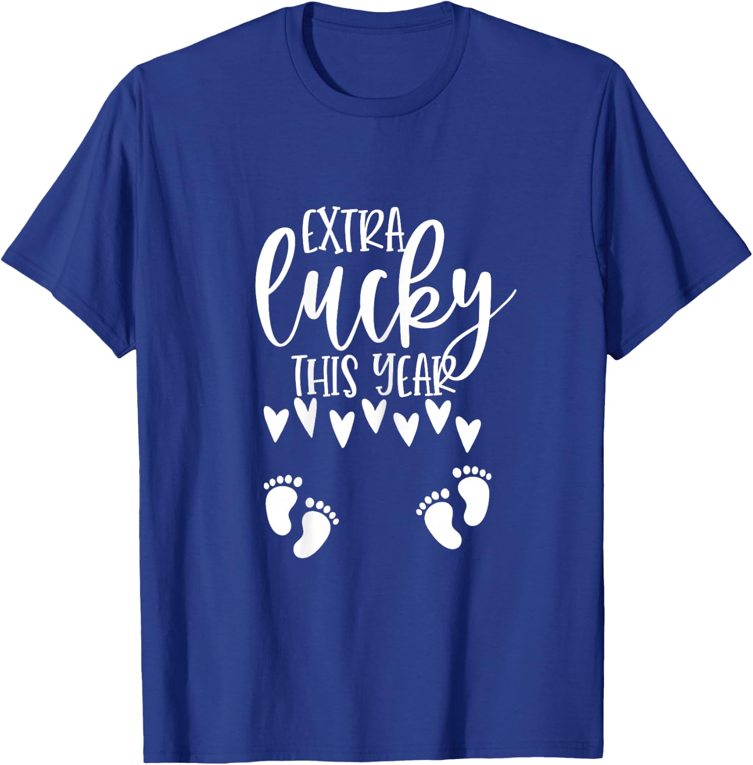 Twin Pregnancy Reveal St Patricks Day Pregnant with Twins T-Shirt - T-Shirt | Royal
