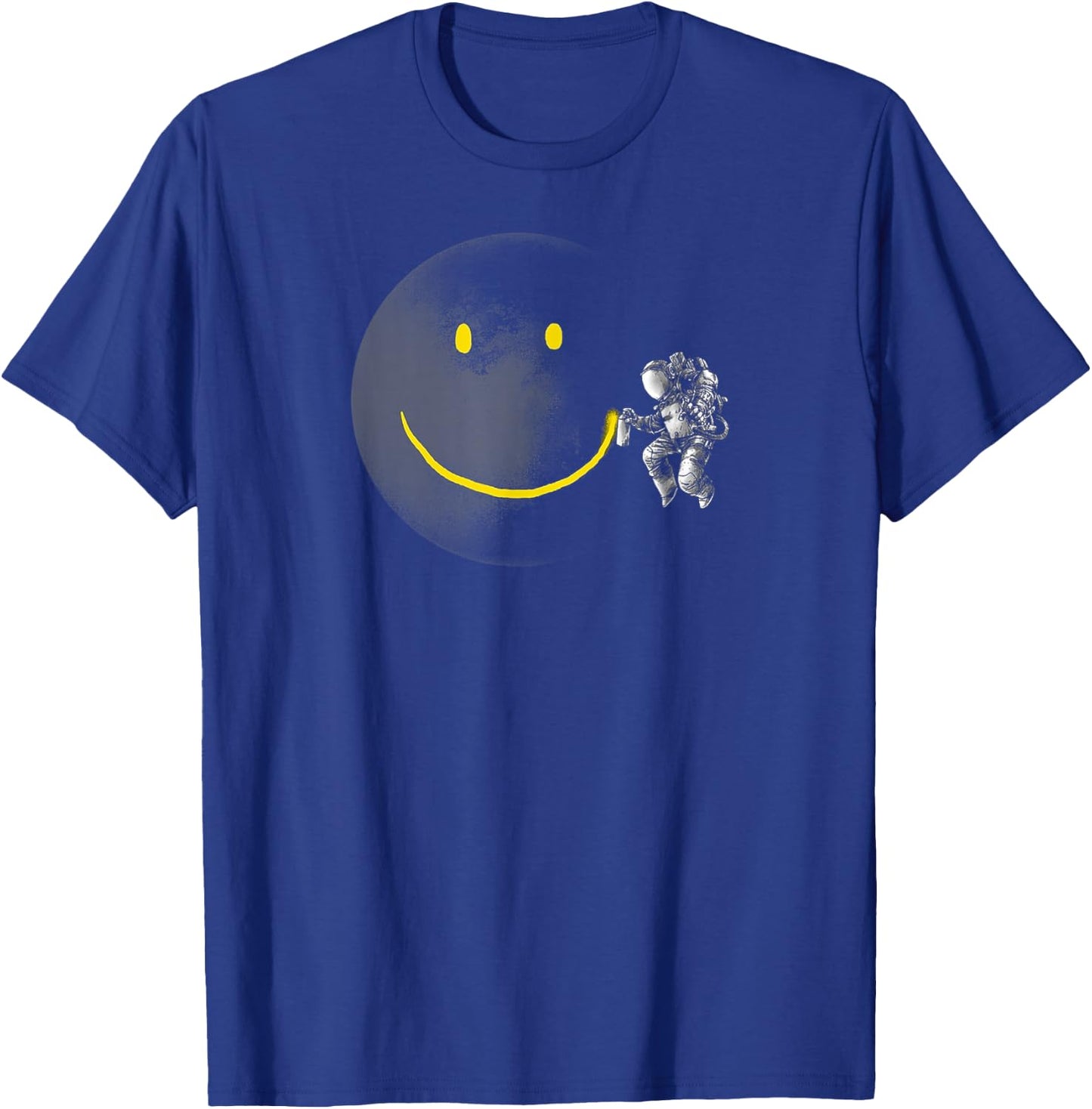 Make a Smile Moon T-Shirt - T-Shirt | Royal