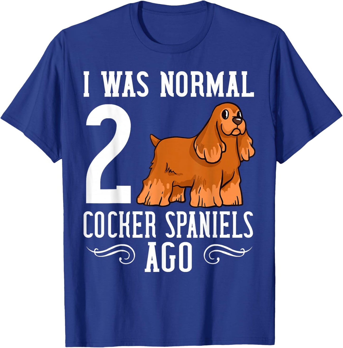 English Cocker Spaniel Dog Puppies Owner Lover T-Shirt - T-Shirt | Royal