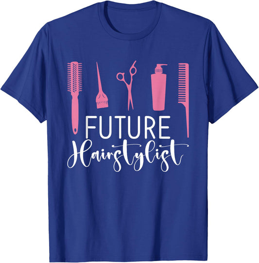 Future Hairstylist Barber Hair Dresser T-Shirt - T-Shirt | Royal