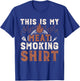 This Is My Meat Smoking Shirt Funny BBQ Pork Pitmaster T-Shirt - T-Shirt | Royal