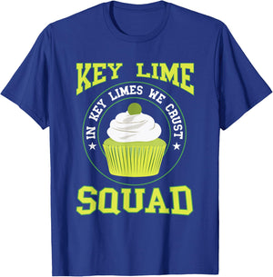 Key Lime Pie Squad Lime Pie Baker Lemon Florida Pie Tart T-Shirt - T-Shirt | Royal