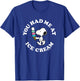 Peanuts - Snoopy You Had Me At Ice Cream T-Shirt - T-Shirt | Royal
