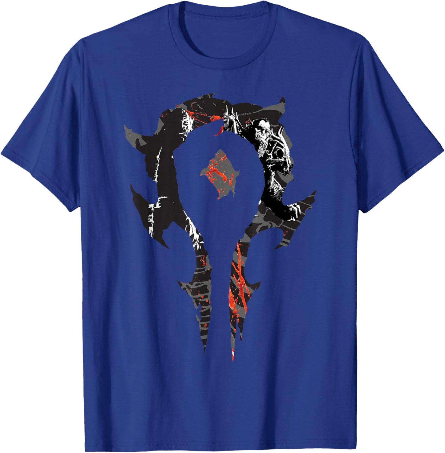 Warcraft Gaming Logo Horde Compilation Crest Fierce Gamer T-Shirt - T-Shirt | Royal