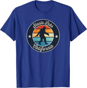 Shasta Lake California Sasquatch Souvenir T-Shirt - T-Shirt | Royal