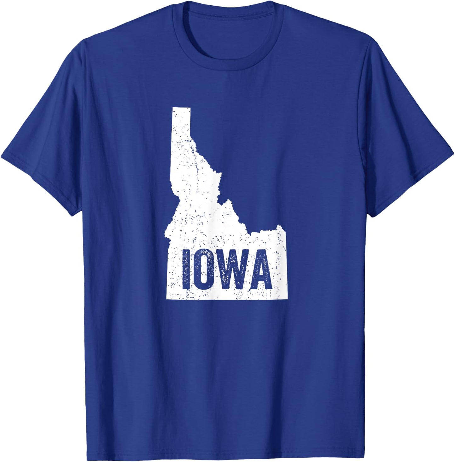 Idaho Iowa Funny Geography Mix up Joke Idawa Pride T-Shirt - T-Shirt | Royal