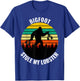 Funny Maine State Bigfoot Stole My Lobster Sc-Fi Sasquatch T-Shirt - T-Shirt | Royal