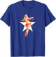 Patriotic Vintage Sexy Pinup Girl T-Shirt - T-Shirt | Royal