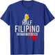 Filipino Roots Filipino Flag Funny Philippines T-Shirt - T-Shirt | Royal