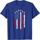 Patriotic Red White Blue USA Flag Fighter Jets 4th of July T-Shirt - T-Shirt | Royal