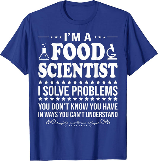 Funny Proud Food Scientist Technologist gift T-Shirt - T-Shirt | Royal