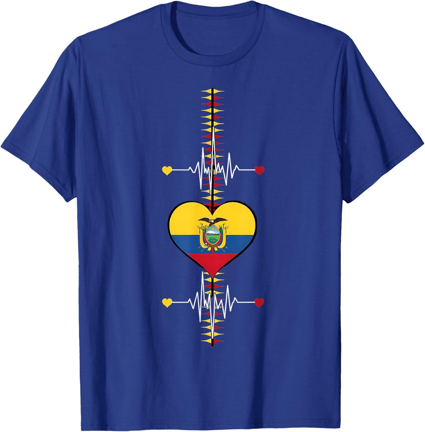 Ecuador Flag Ecuadorian Pride T-Shirt - T-Shirt | Royal