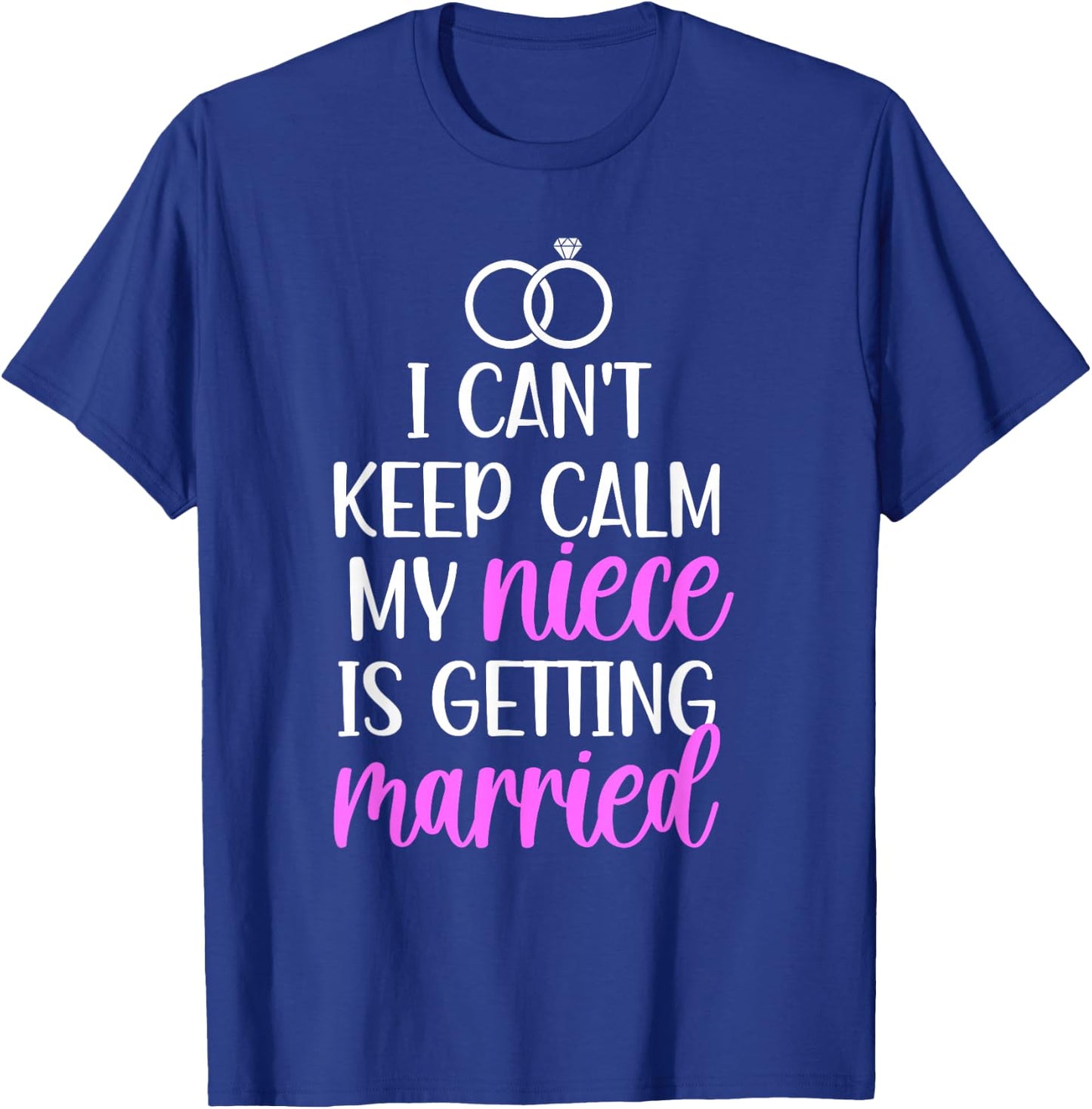 My Niece is Getting Married Aunt of The Bride Aunt T-Shirt - T-Shirt | Royal