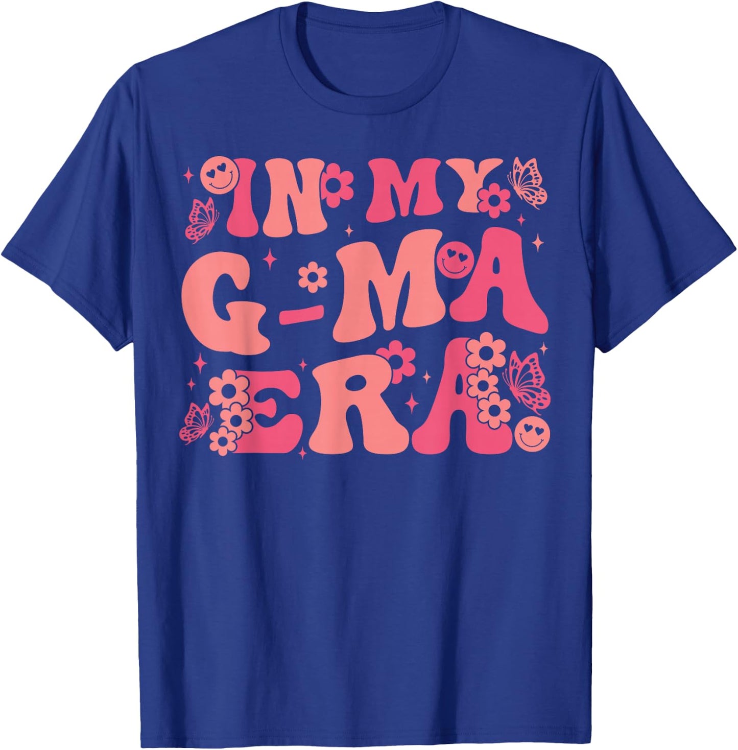 In My G-Ma Era Baby Announcement for Grandma Mother's Day T-Shirt - T-Shirt | Royal