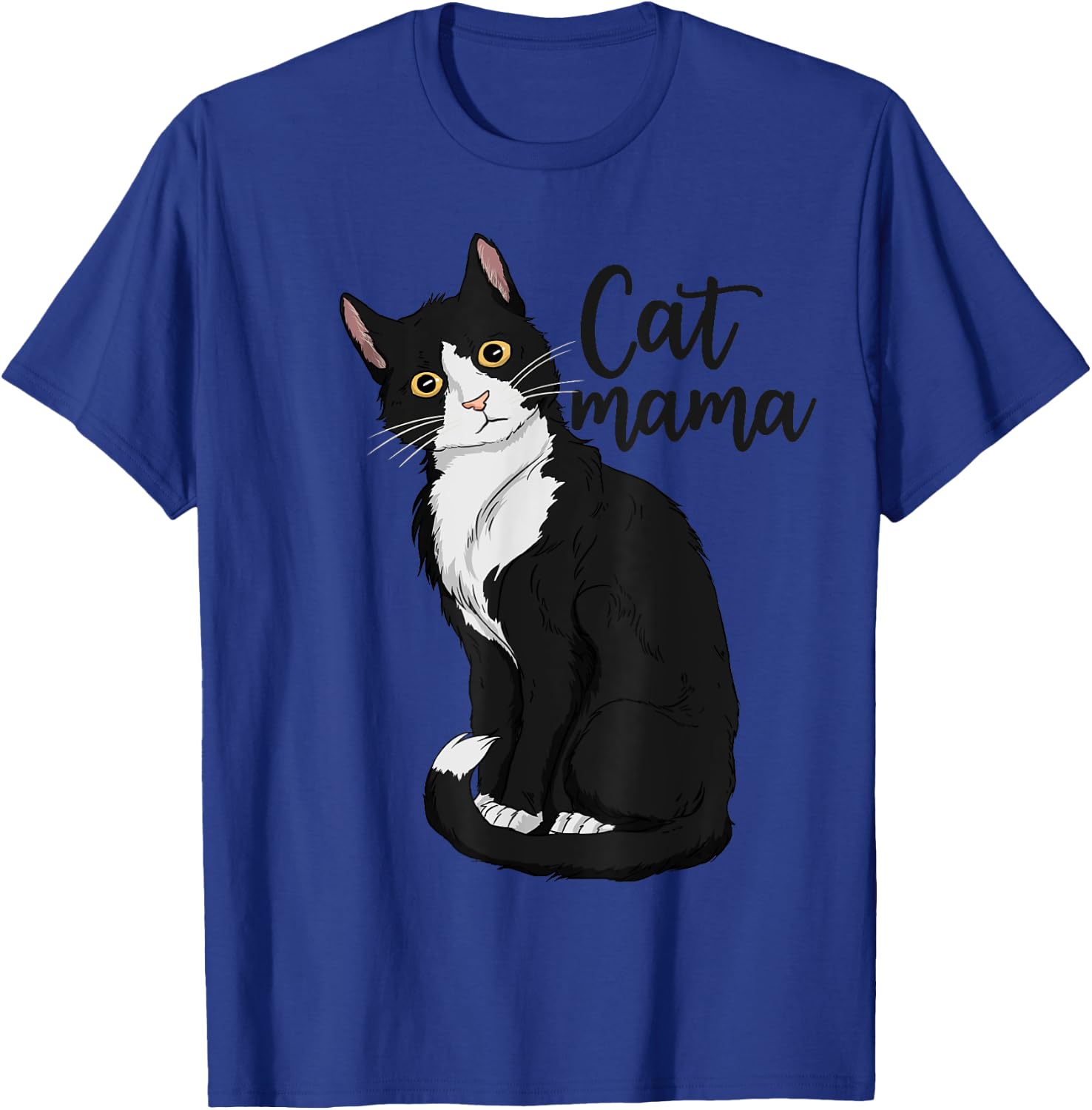 Tuxedo Cat Mama Gift Cat Mom Tuxedo Cat Mama T-Shirt - T-Shirt | Royal