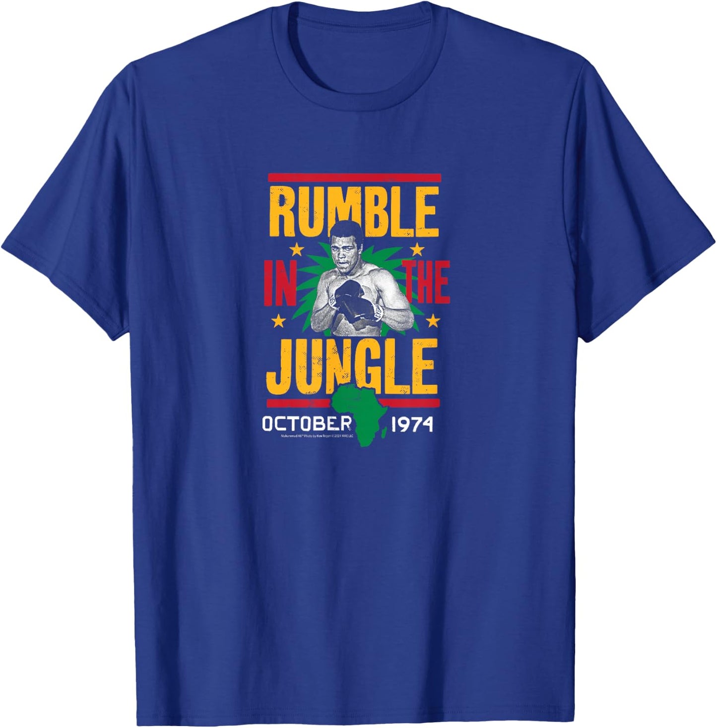 Muhammad Ali - Rumble In The Jungle T-Shirt - T-Shirt | Royal