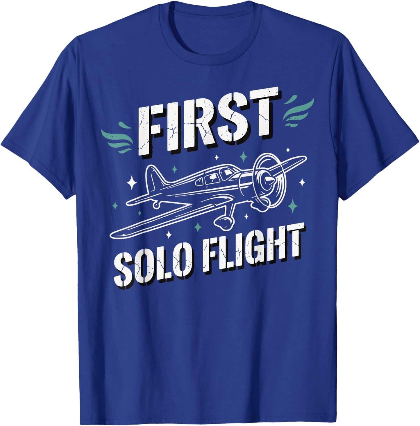 First Solo Flight T-Shirt - T-Shirt | Royal