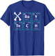 X-Ray Tech Radiologist Rad Tech Radiology Periodic Table T-Shirt - T-Shirt | Royal