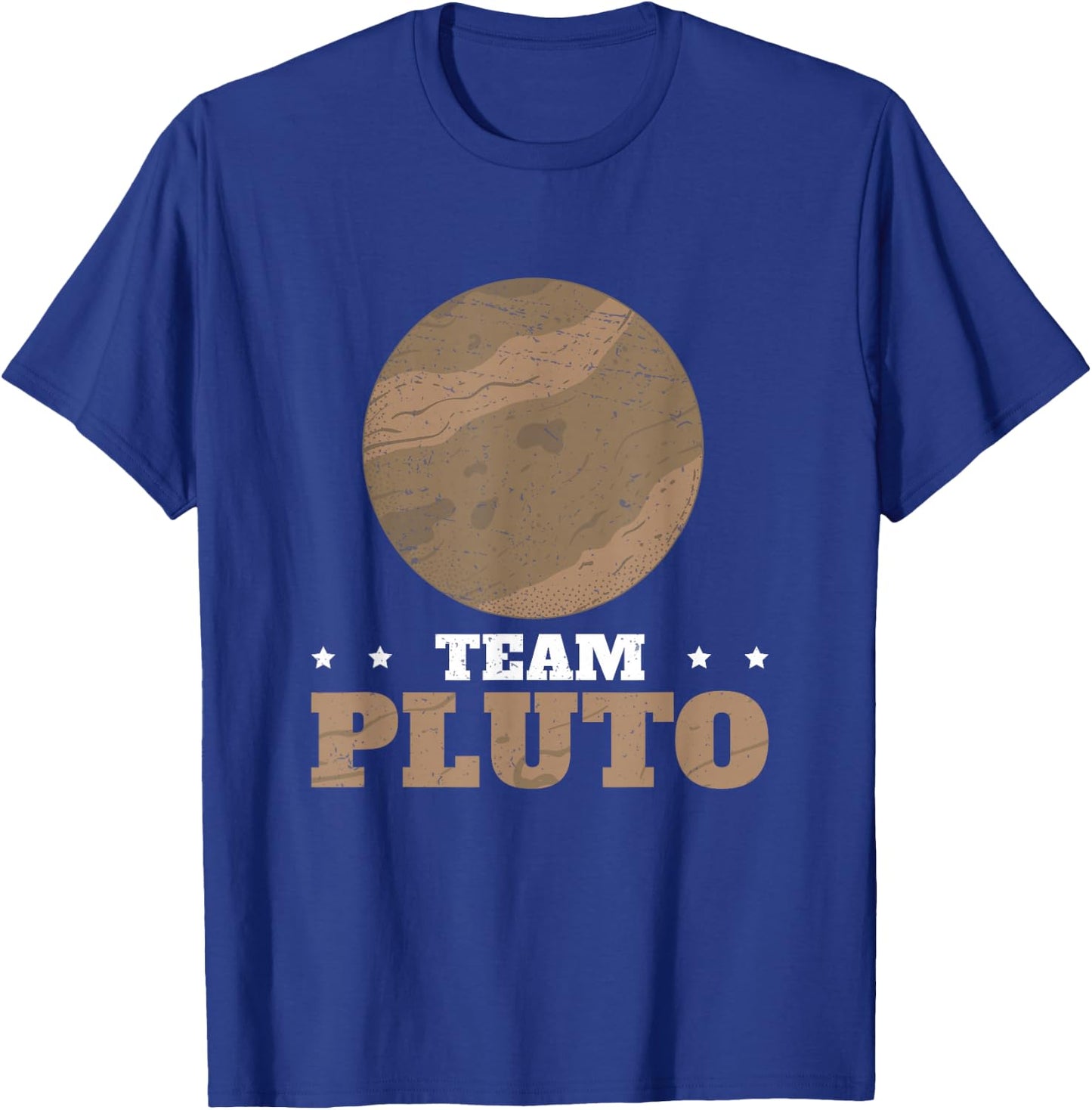 Team Pluto Awesome Dwarf Planet Astronomy Planetary Science T-Shirt - T-Shirt | Royal
