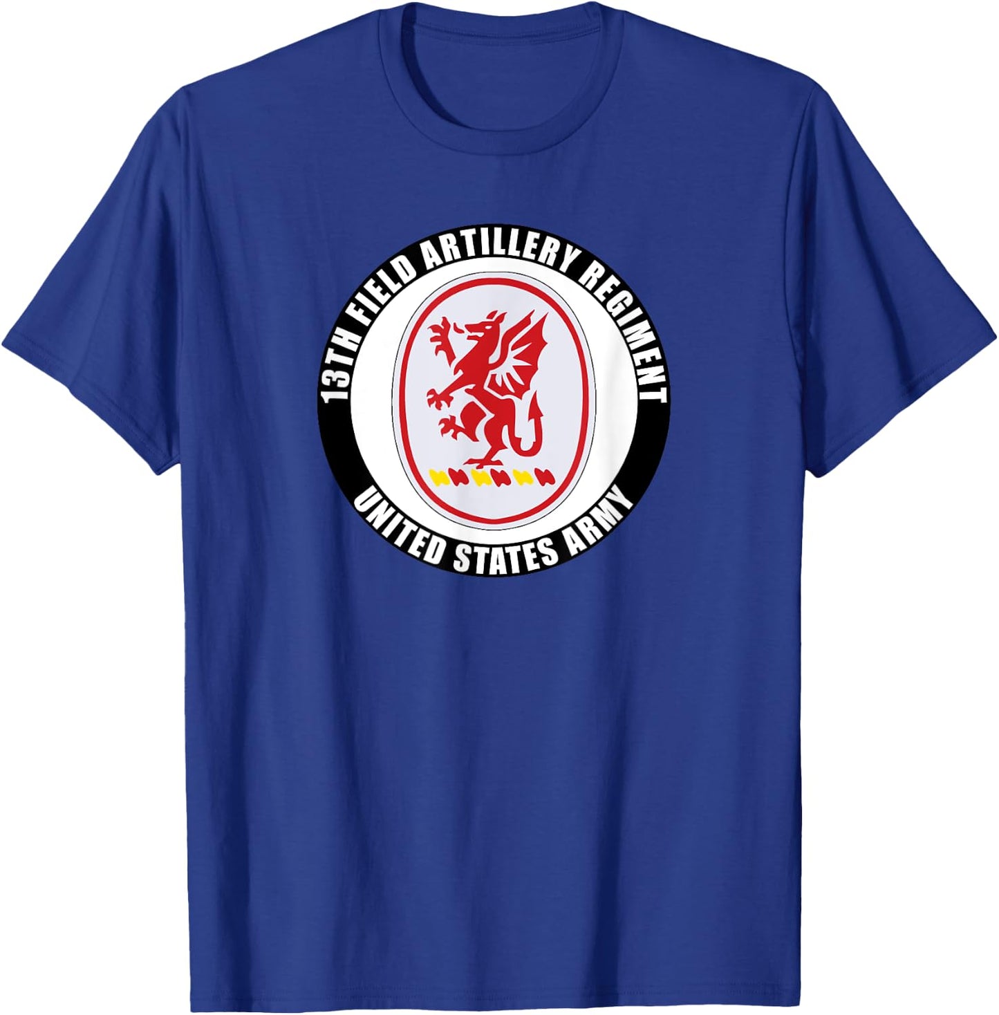 13th Field Artillery Regiment United States Army Veteran T-Shirt - T-Shirt | Royal