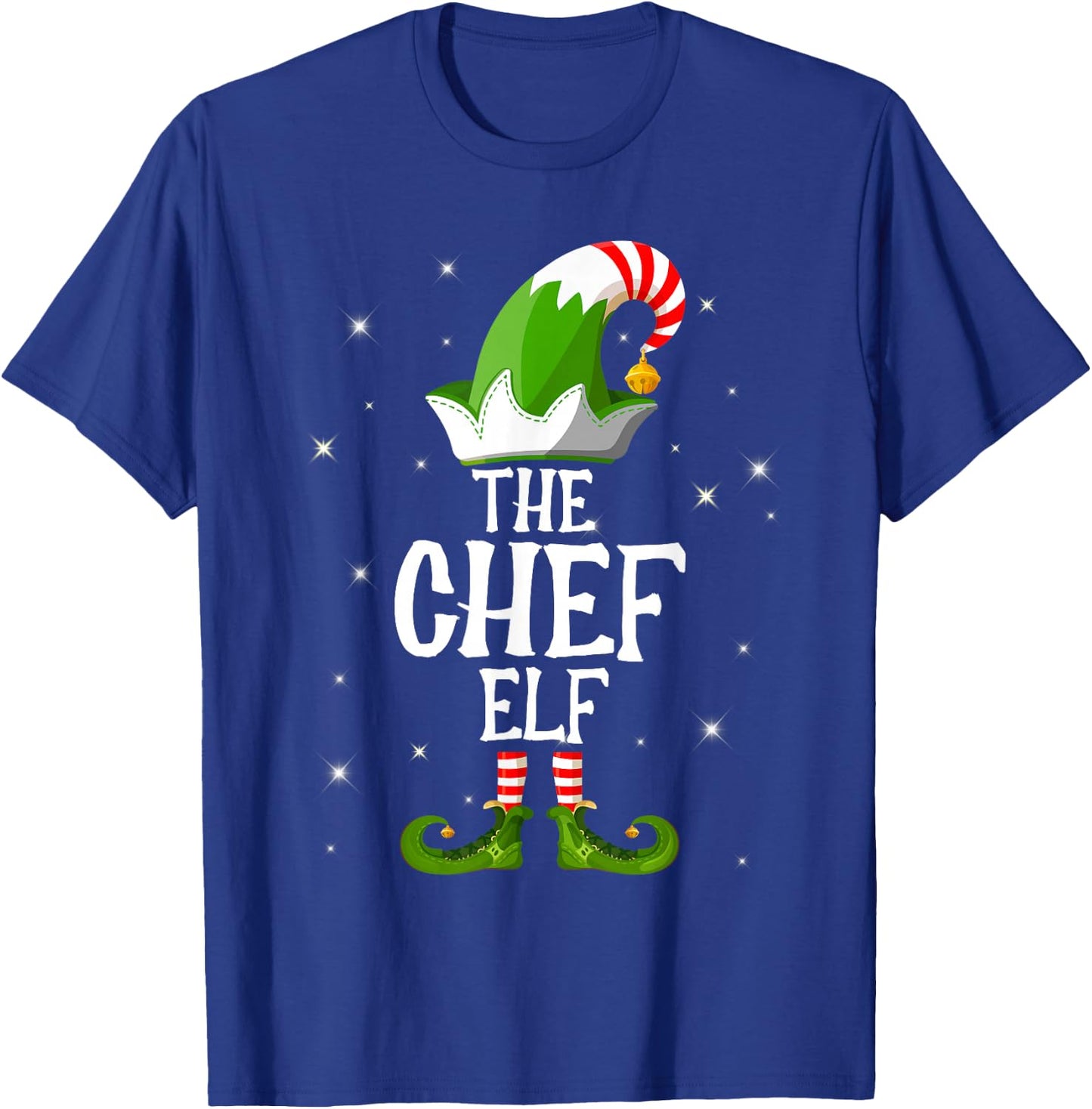 The Chef Elf Family Matching Group Christmas T-Shirt - T-Shirt | Royal