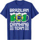 Brazilian Drinking Team Brazil T-Shirt - T-Shirt | Royal