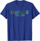 Jeep - There's Only One Earth, Jeep Grille T-Shirt - T-Shirt | Royal