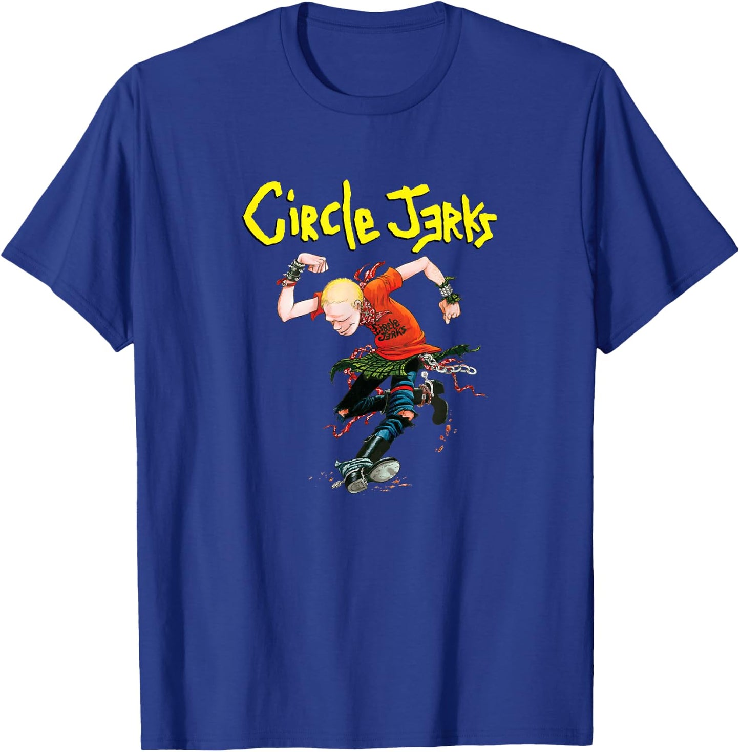 Circle Jerks - Skankman - Official Merchandise T-Shirt - T-Shirt | Royal