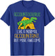 Accountosaurus like a normal Accountant but more awesome T-Shirt - T-Shirt | Royal