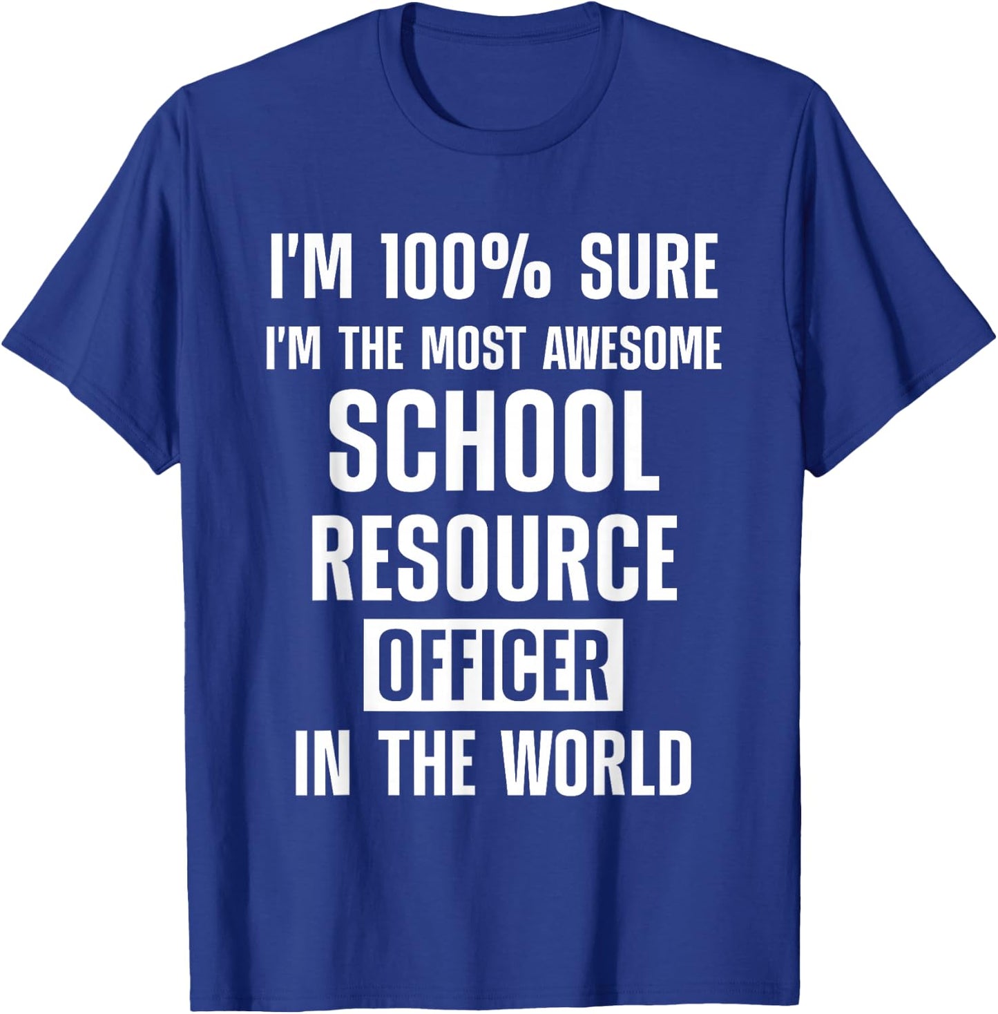 School Resource Officer SRO T-Shirt - T-Shirt | Royal