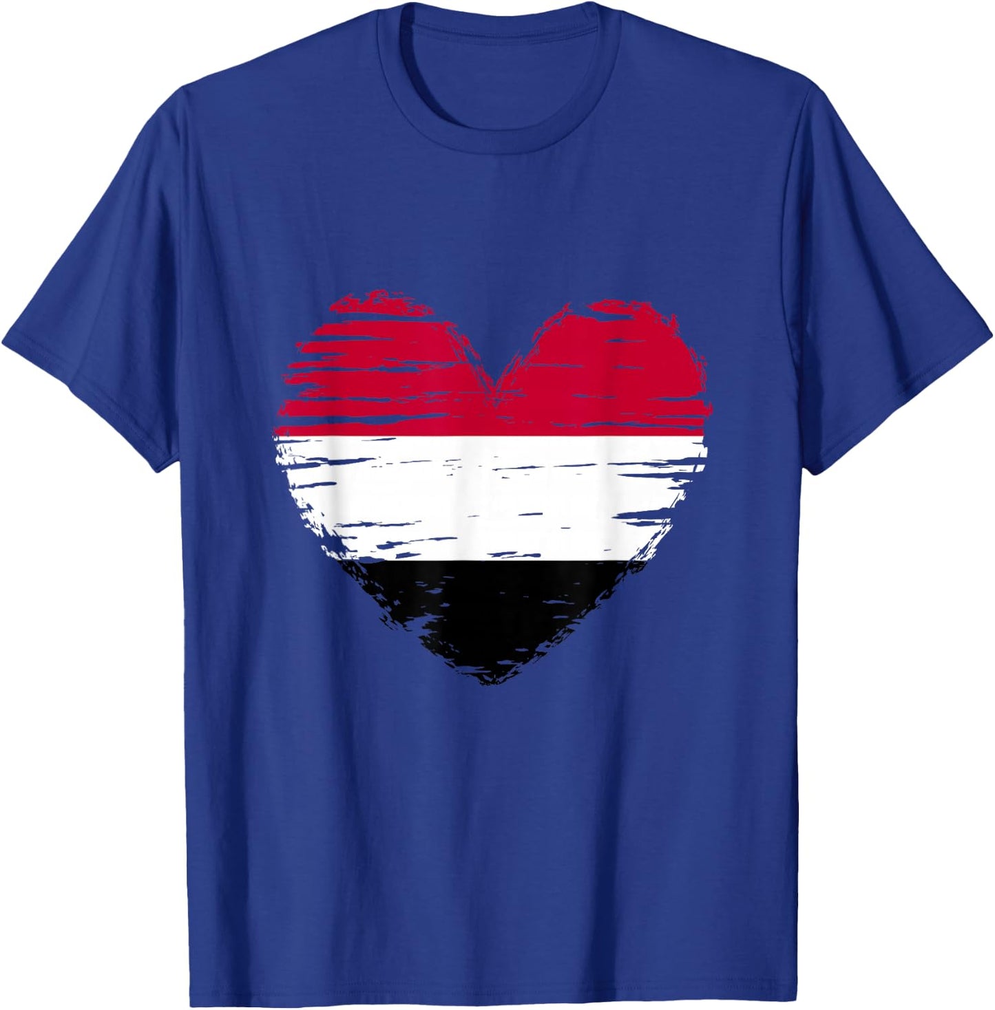 Yemen Heart Yemeni Flag Yemeni Pride T-Shirt - T-Shirt | Royal