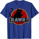Funny Vintage Kitty Cat Lover Rawr Kitty Cat Vintage T-Shirt - T-Shirt | Royal