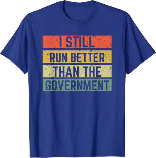 Funny Government Wheelchair Disability Handicap Amputee Gift T-Shirt - T-Shirt | Royal