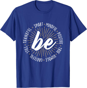 Motivational Quote Inspiration Positive Saying Life Slogan Short Sleeve T-Shirt - T-Shirt | Royal