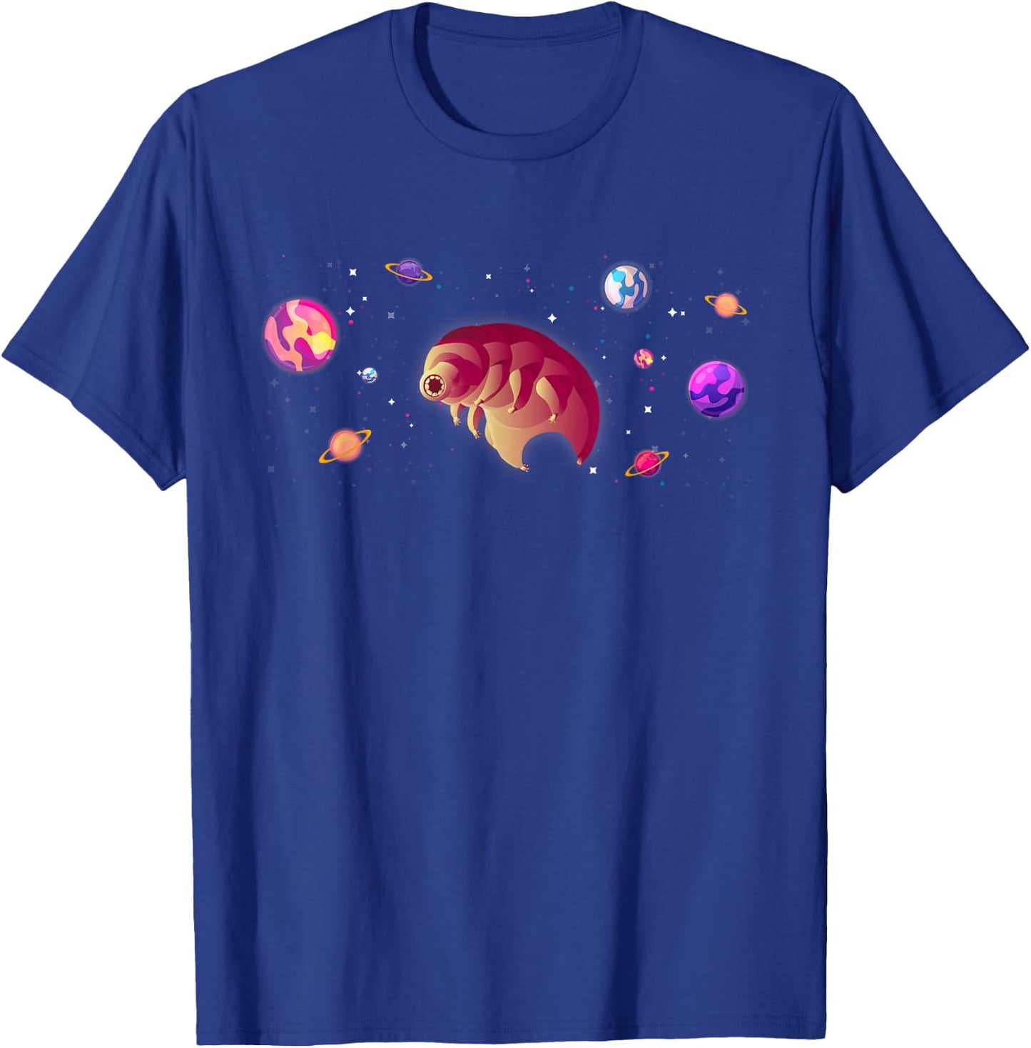 Funny Tardigrade In Space Microbiology Science Water Bear T-Shirt - T-Shirt | Royal