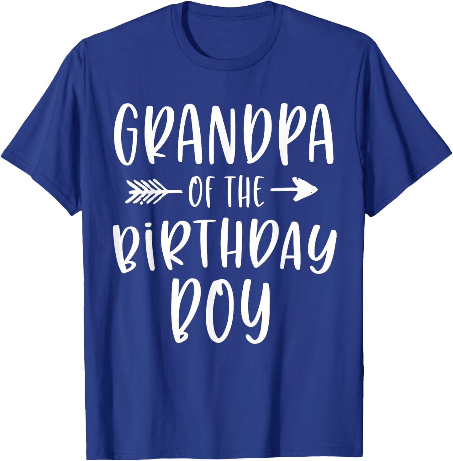 Grandpa of the Birthday Boy Papa and Grandson Bday Party T-Shirt - T-Shirt | Royal