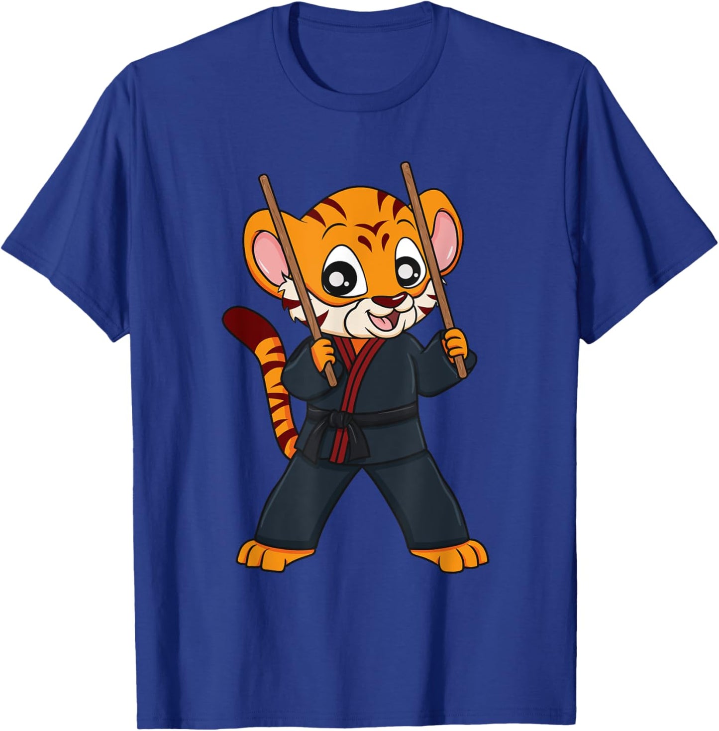 Tiger Arnis Kali Eskrima FMA Sparring Escrima Sticks T-Shirt - T-Shirt | Royal