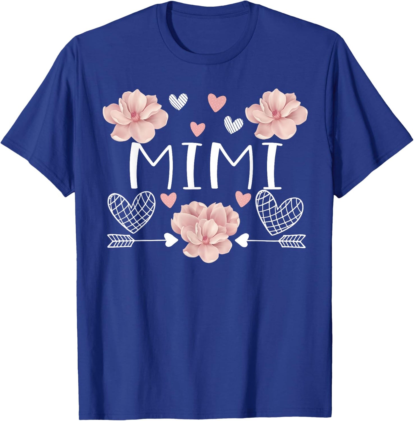 Mimi shirt Pink Flowers Mother's Day Mimi T-Shirt - T-Shirt | Royal