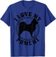 Pomchi Dog I Love My Pomchi Mom Dad Men Women T-Shirt - T-Shirt | Royal