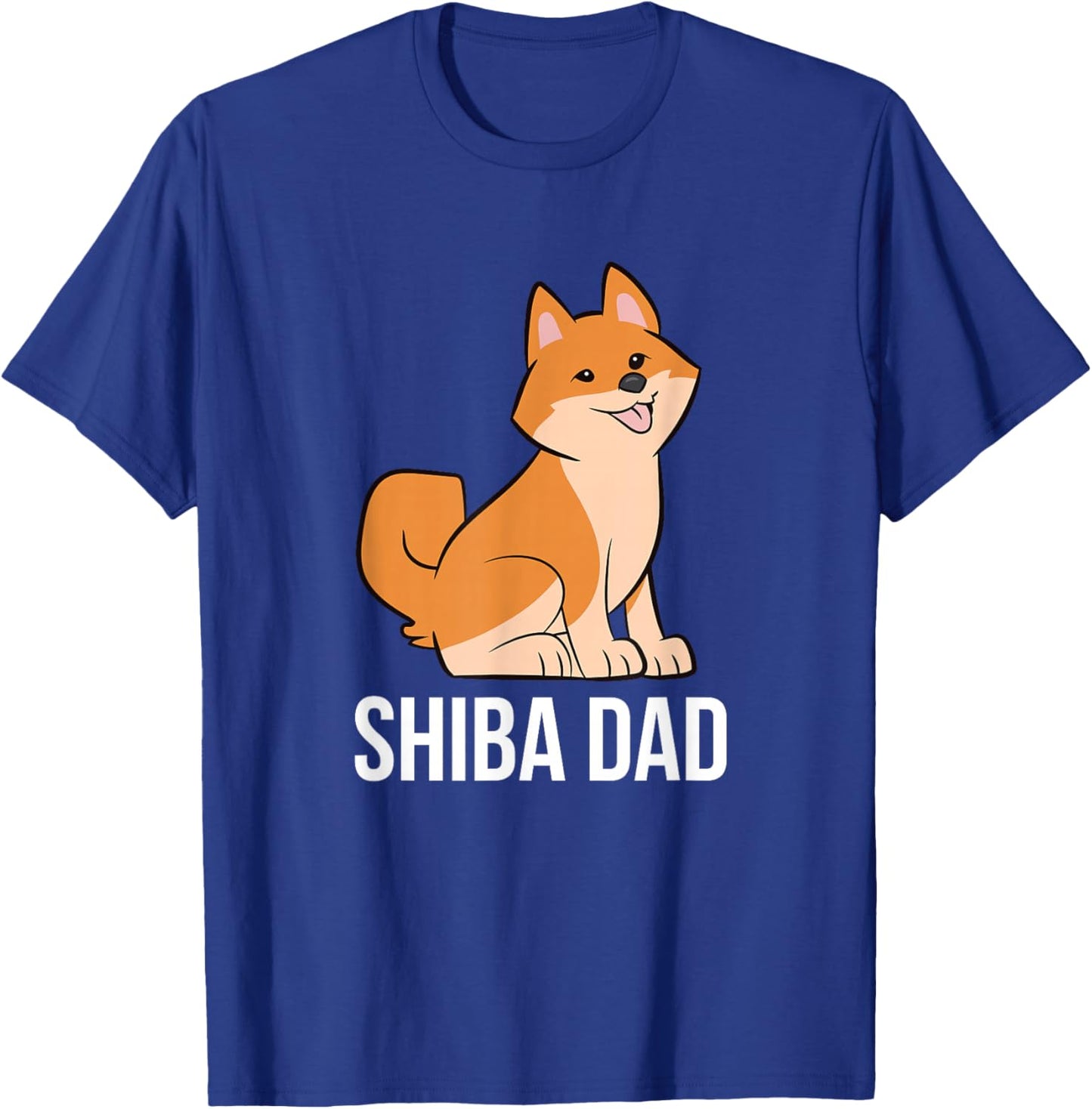 Funny Shiba Inu Father Dog Shiba Inu Papa Funny Shiba Dad T-Shirt - T-Shirt | Royal