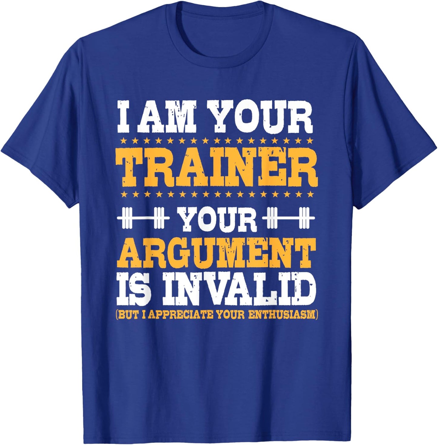 Personal Trainer Fitness Instructor Workout Coach T-Shirt - T-Shirt | Royal