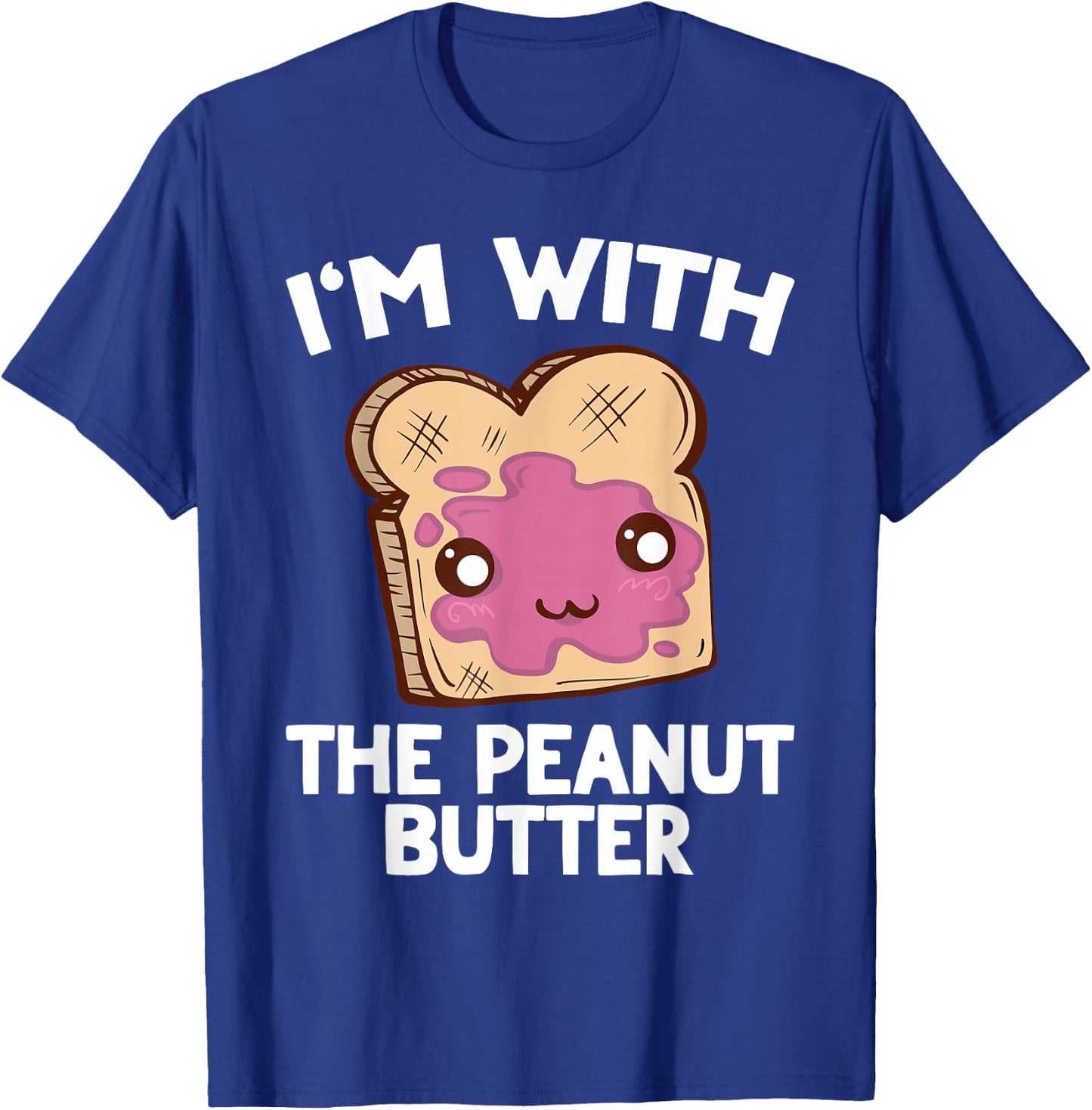 Peanut Butter & Jelly Matching Couples His & Hers T-Shirt - T-Shirt | Royal