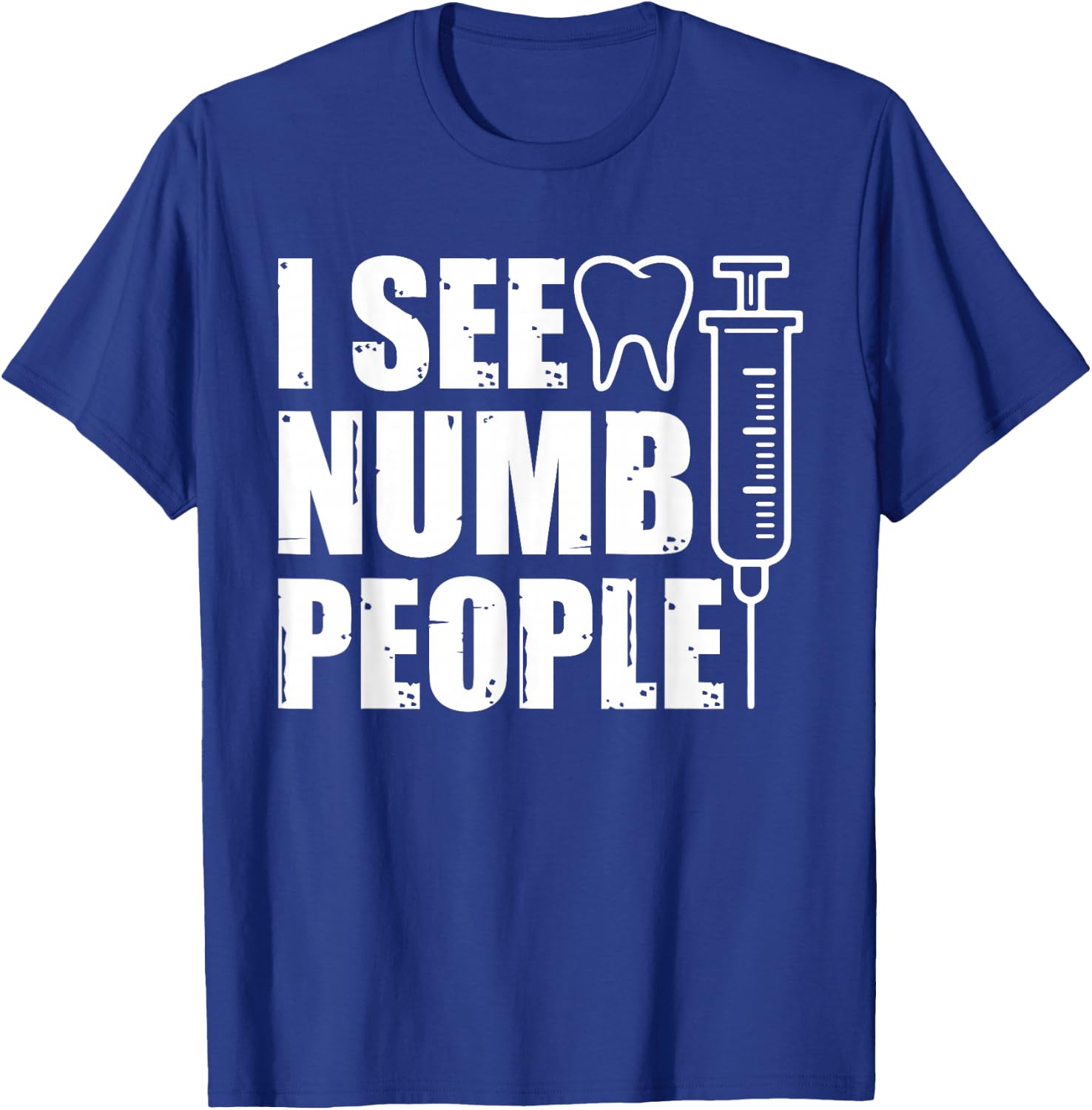 Cool Dental Hygienist Art Men Women Dentistry Assistant Tech T-Shirt - T-Shirt | Royal
