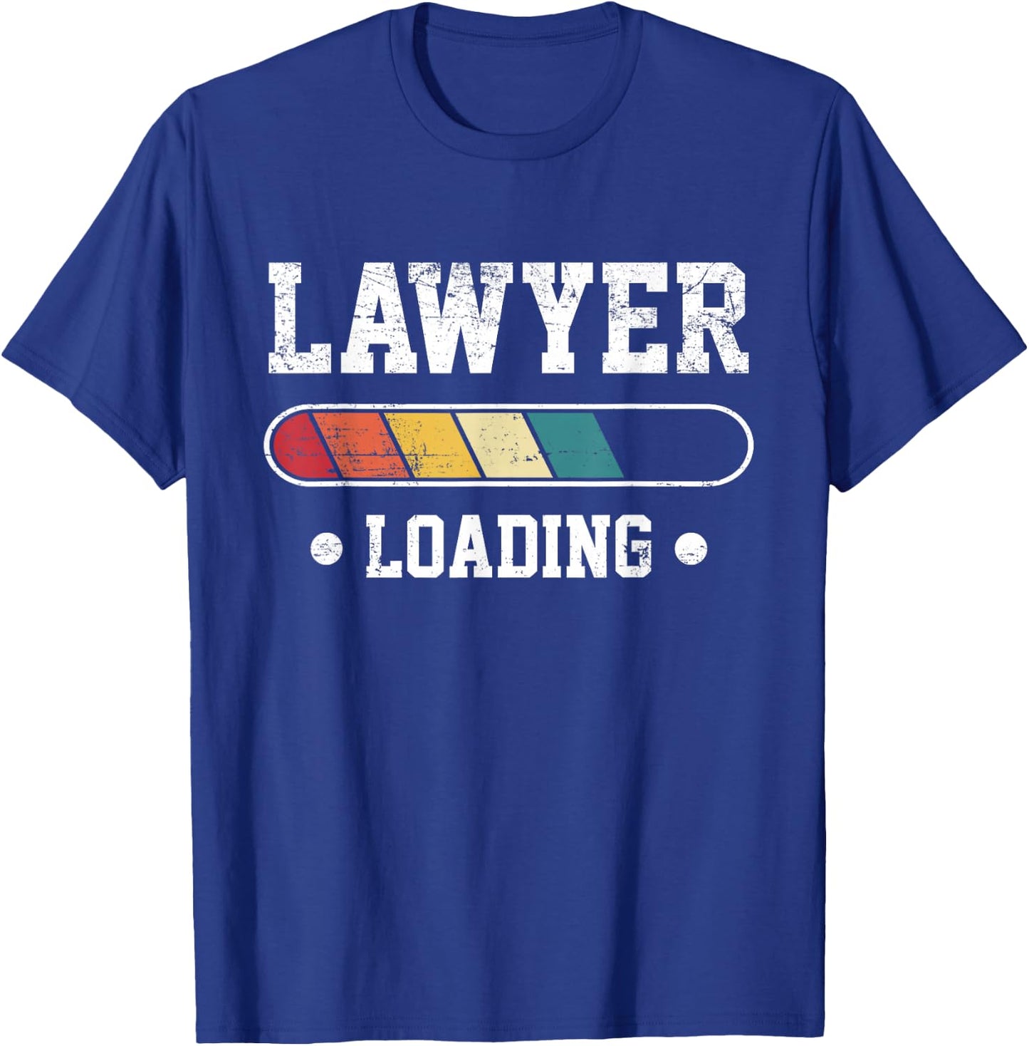 Lawyer Loading, Funny New Lawyer Vintage Law School Graduate T-Shirt - T-Shirt | Royal