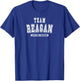 Team Reagan Lifetime Member Family Last Name T-Shirt - T-Shirt | Royal