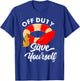 Lifeguards Off Duty Save Yourself T-Shirt - T-Shirt | Royal